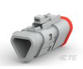 DT06-3S-TE81 PLG 3P GRY E SNAPXCAP Combination Line Connector 3 Contact(s), Pack of 225 Pieces